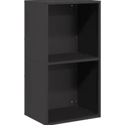 New vidaXL Vedställ 40x30x75 cm kallvalsat stål Svart