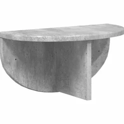 New vidaXL Vägg hylla 38 x 19 x 19 cm Konstruerat trä Betonggrå