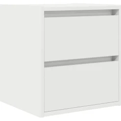 Clearance vidaXL Vägghängt sängskåp t 38x34x40 cm Vit