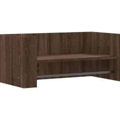 Outlet vidaXL Vägghylla 70,5x35x30,5 cm konstruerat trä brun ek