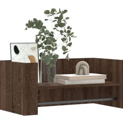 Outlet vidaXL Vägghylla 70,5x35x30,5 cm konstruerat trä brun ek
