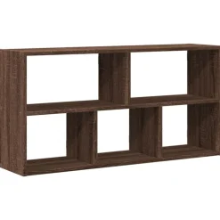 New vidaXL Vägghylla 100x25x50 cm konstruerat trä brun ek