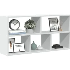 Outlet vidaXL Vägghylla 100x25x50 cm konstruerat trä Vit