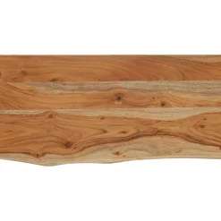 Online vidaXL Vägghylla 40x20x2,5 cm rektangulär massiv akacia ojämn kant Naturfärg