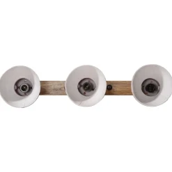 vidaXL Vägglampa 25 W nött röd 65x25 cm E27