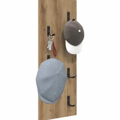 vidaXL Väggmonterad Klädhängare Artisan Ek 30 x 1,5 x 80 cm