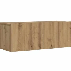 Clearance vidaXL Väggmonterad tv-skåp 80x30x30 cm konstruerat trä artisan ek
