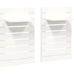 Sale vidaXL Väggmonterade sängbord 2 st massiv furu Vit
