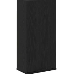 Best vidaXL Väggmonterat skåp 32x20x67 cm konstruerat trä Svart ek
