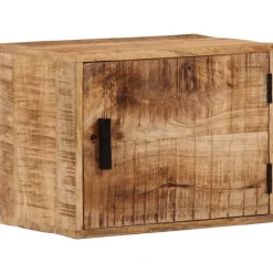 vidaXL Väggmonterat sängbord 40x30x25 cm massivt mangoträ