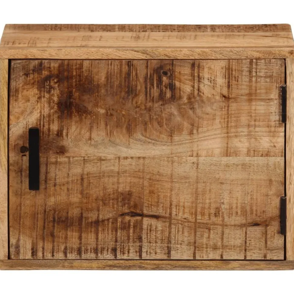 vidaXL Väggmonterat sängbord 40x30x25 cm massivt mangoträ