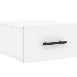 Best vidaXL Väggmonterat sängbord 35x35x20 cm Vit