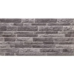 vidaXL Väggpaneler 10 pcs Antracit 100 x 50 cm EPS Skum