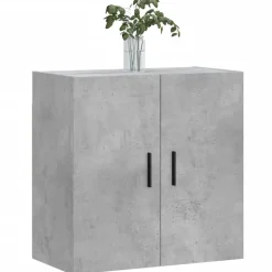 vidaXL Väggskåp betonggrå 60x31x60 cm konstruerat trä