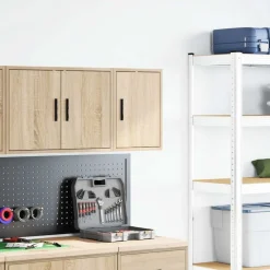 vidaXL Väggskåp för garage sonoma-ek konstruerat trä