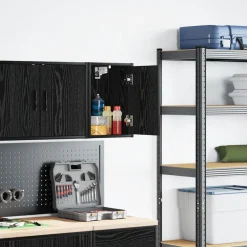 Sale vidaXL Väggskåp för garage konstruerat trä Svart