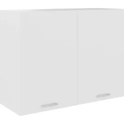 Hot vidaXL Väggskåp “Lyon” 80x31x60 cm konstruerat trä Vit