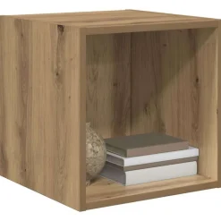 vidaXL Väggskåp med hylla Artisan Ek 37 x 37 x 37 cm Konstruerat trä