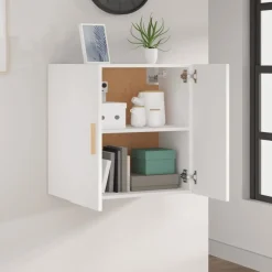 vidaXL Väggskåp vit 60x30x60 cm konstruerat trä