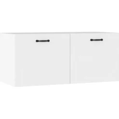 Clearance vidaXL Väggskåp 80x36,5x35 cm konstruerat trä Vit