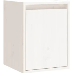 Sale vidaXL Väggskåp 30x30x40 cm massiv furu Vit