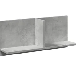 vidaXL Väggskåp 70x16,5x30 cm betonggrå konstruerat trä