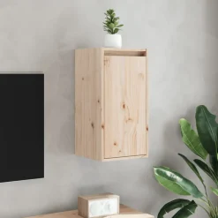 Sale vidaXL Väggskåp 30x30x60 cm massiv furu Naturfärg