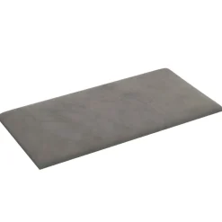 New vidaXL Väggsänggavel 12 pcs 30 x 15 cm Sammet Ljusgrå