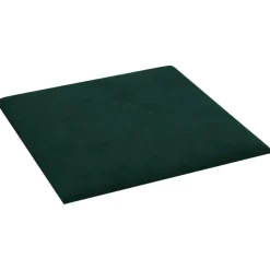 vidaXL Väggsänggavel 12 pcs Mörkgrön 30 x 30 cm Sammet