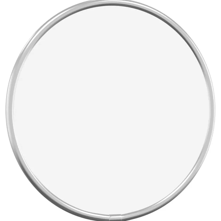 Hot vidaXL Väggspegel Ø 20 cm rund Silver