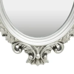 Outlet vidaXL Väggspegel slottsstil 56x76 cm Silver