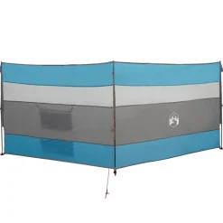 Outlet vidaXL Vindskydd för camping 340x130 cm vattentät Blå