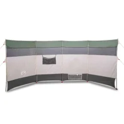 vidaXL Vindskydd grön 366x152x152 cm vattentät