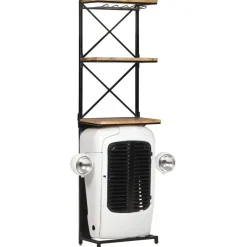 Outlet vidaXL Vinhylla traktor 49x31x172 cm grovt mangoträ Vit