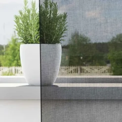 Online vidaXL Voile gardiner med stångfickor 2 st Svart