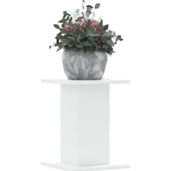 vidaXL Växtställ 2 st vit 30x30x40 cm konstruerat trä