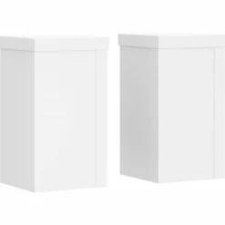 Outlet vidaXL Växtställ 2 st 10x10x18 cm konstruerat trä Vit