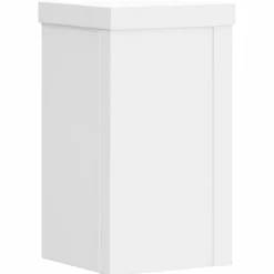 Outlet vidaXL Växtställ 2 st 10x10x18 cm konstruerat trä Vit