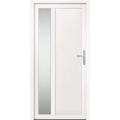 vidaXL Ytterdörr vit 98x200 cm PVC